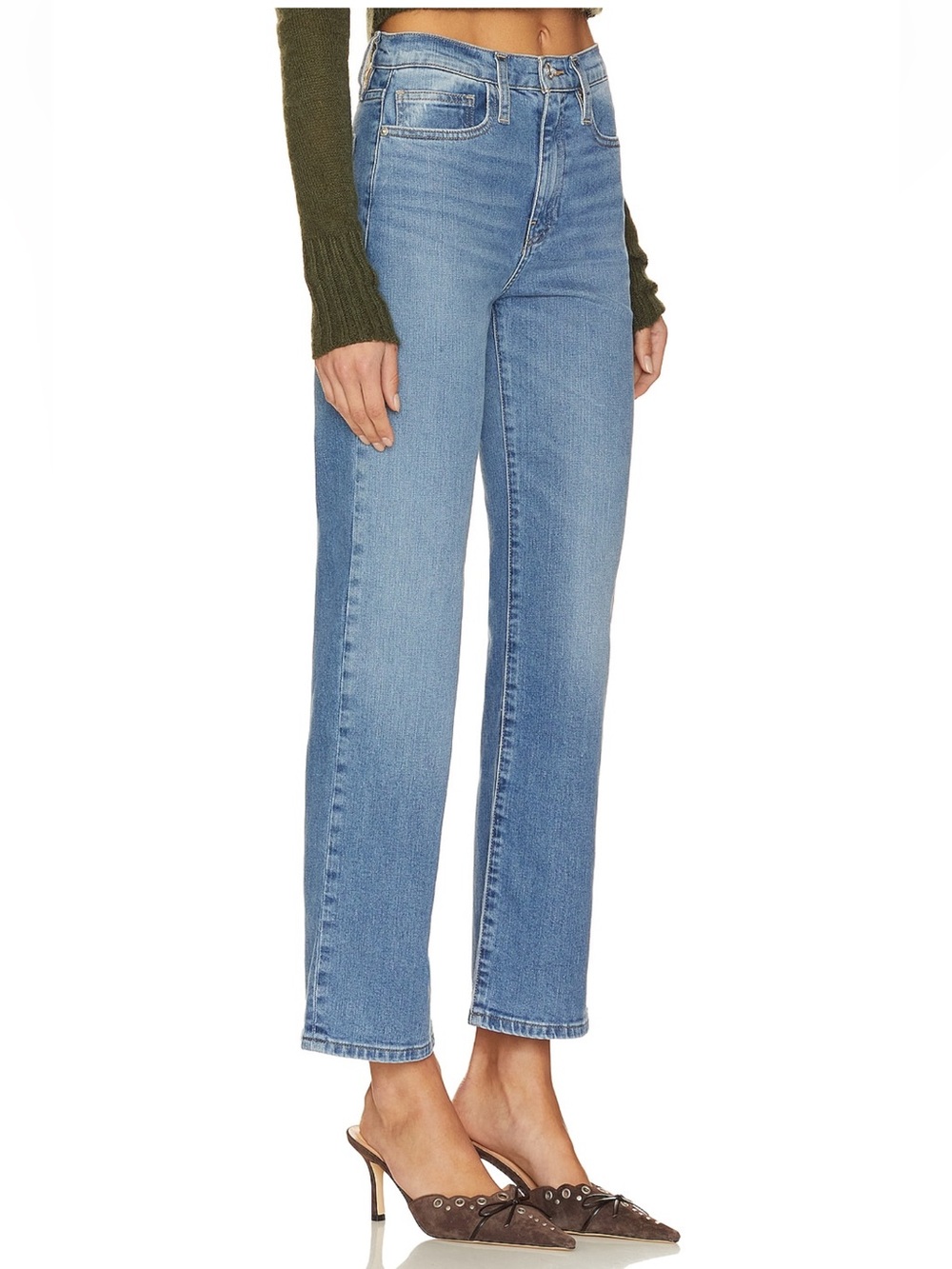 Frame Le Jane Ankle Jeans in Deepwater Size 26 - Picture 12 of 13